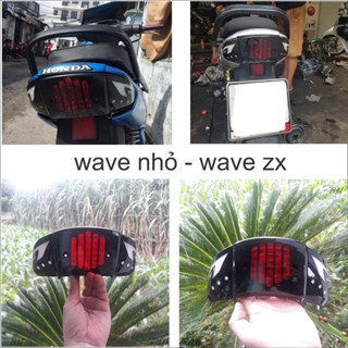  Bộ Nắp Đèn Chiếu Hậu Và Xi Nhan Độ Họa Tiết Led Cho Xe Wave 