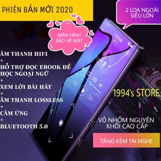 Máy nghe nhạc bluetooth 5.0 benjie k8 8gb loa ngoài bản 2020 tặng kèm tai nghe và bộ quà tặng.