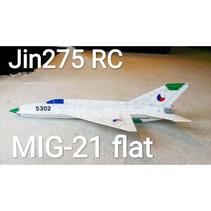 Bộ vỏ kit máy bay MIG 21 flat sải 50cm ( tốc độ không dành cho ae yếu tim)