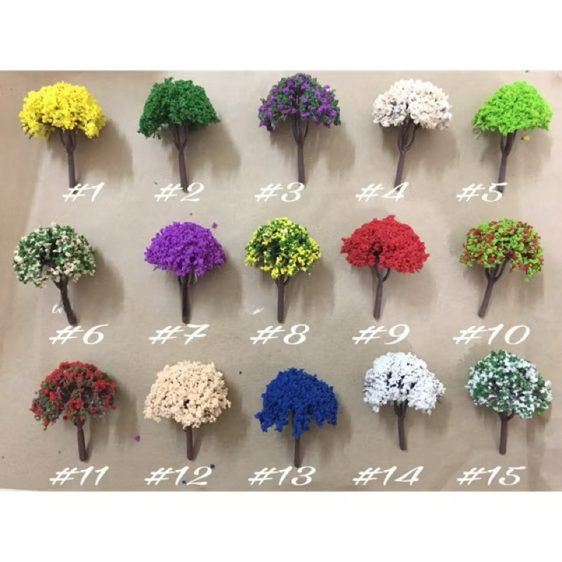 Cây mô hình tán tròn cao 6.5cm