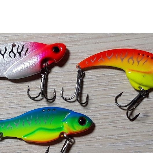 Combo 3 mồi câu Lure, cá sắt lưỡi BKK.