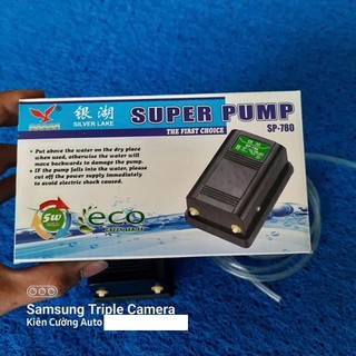 [ Giảm phí ship ] Máy sủi khí oxy hồ cá 2 vòi SP 780 (máy sục bể cá)