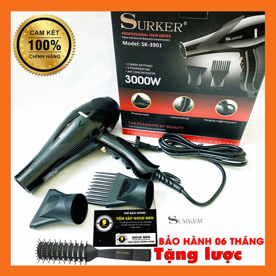 Máy sấy tóc Surker SK-3901 công suất 3000w [CHÍNH HÃNG]