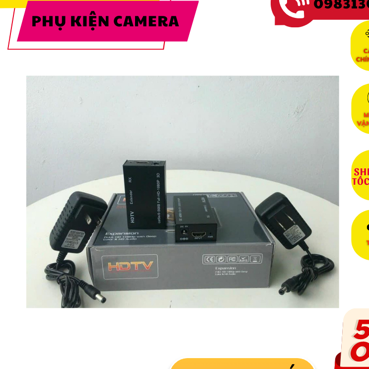 Bộ HDMI to lan 60m. HDMI kéo dài 60m