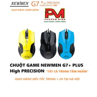 Chuột quang chuyên game có dây newmen g7+ plus / high precision + newmen g10 - hàng chuẩn chính hãng