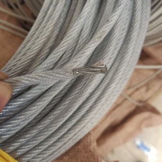 Dây cáp lụa bọc nhựa phi 3-4-5-6mm(tính theo mét) - Thaibinhvina