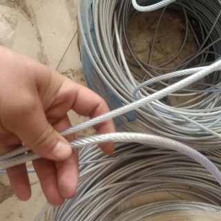 Dây cáp lụa bọc nhựa phi 3-4-5-6mm(tính theo mét) - Thaibinhvina