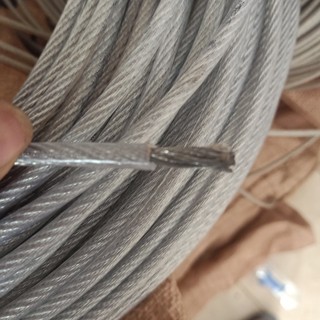 Dây cáp lụa bọc nhựa phi 3-4-5-6mm(tính theo mét) - Thaibinhvina