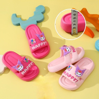 Dép lê bé trai bé gái, dép quai ngang bánh mì trẻ em siêu nhẹ chất liệu EVA họa tiết kuromi, siêu nhân 2024 size 24-35