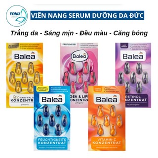 Viên nang Serum Balea Đức dưỡng da 7 ngày trắng da mờ nhăn, chống lão hóa - Hàng nội địa Đức