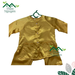 bộ quần áo bà ba cho bé trai bé gái ( đủ size- đủ màu) chất lụa siêu mát