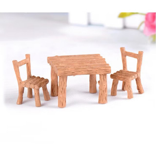 Bộ bàn ghế gỗ tiểu cảnh