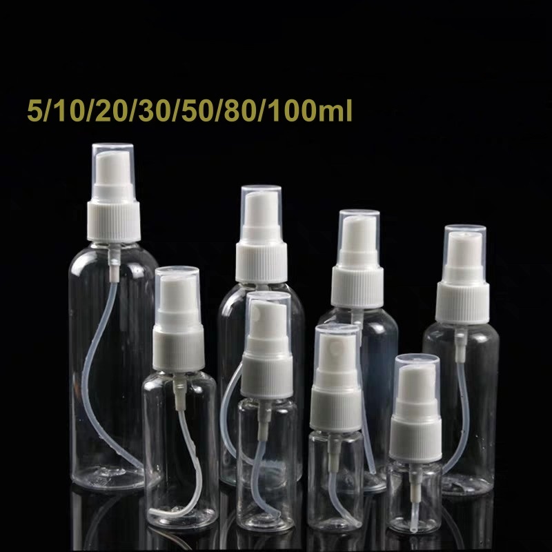 Chai nhựa PHUN SƯƠNG 5ml/ 10ml/ 15ml/ 20ml/ 25ml/ 30ml/ 50ml / 80ml/ 100ml / 200ml - Chai xịt sương đựng nước rửa tay...