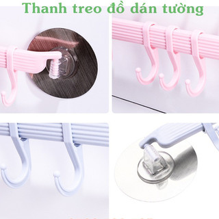 Thanh treo đồ dán tường đa năng