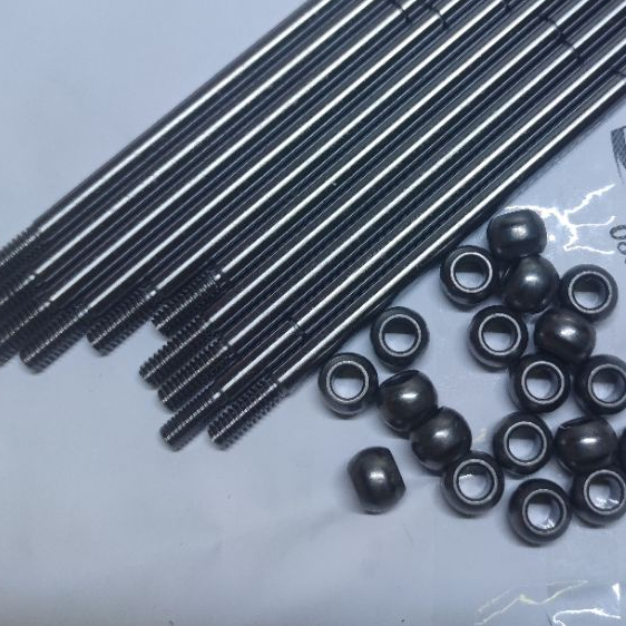 (10 bộ) trục vát ngắn 190mm + 20 bạc tròn trắng