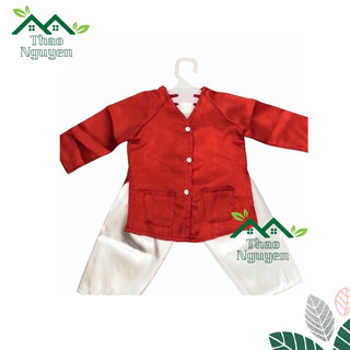 bộ quần áo bà ba cho bé trai bé gái ( đủ size- đủ màu) chất lụa siêu mát