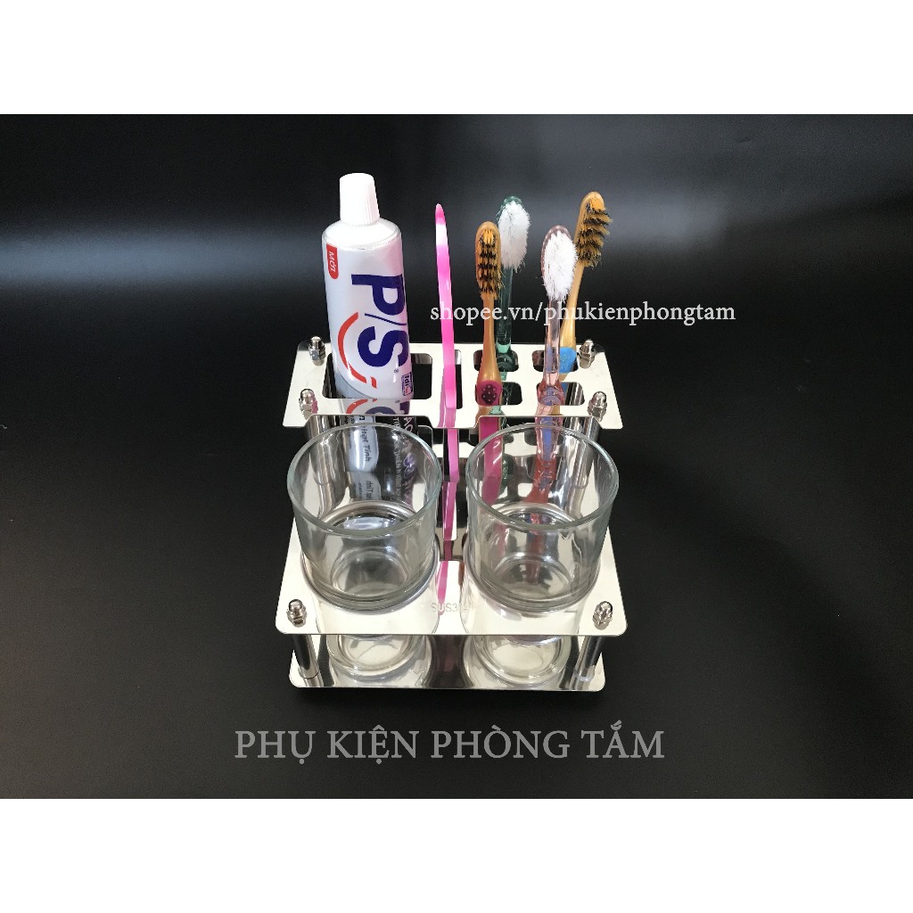Kệ để bàn chải đánh răng inox 304