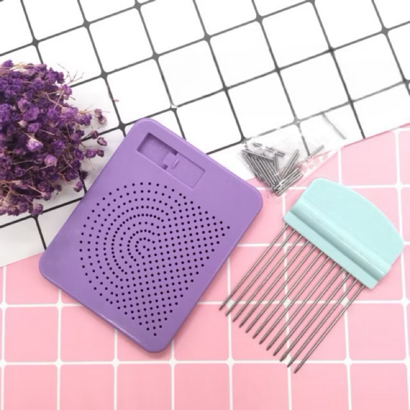 Combo lược quilling và tấm định hình (có lẻ 1 món)