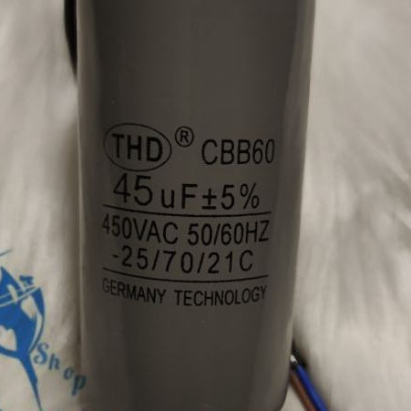 tụ ghi THD 45uf- 450v - tụ động cơ, máy bơm