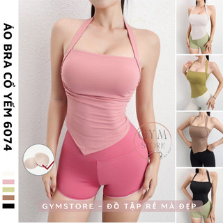 Áo Tập Gym Yoga Bra Thể Thao CÓ MÚT Hở Lưng Dây Cổ Thun Poly Mềm Thoáng Co Dãn 𝙎𝙤𝙡𝙤 𝙎𝙥𝙤𝙧𝙩𝙨𝙬𝙚𝙖𝙧 6074