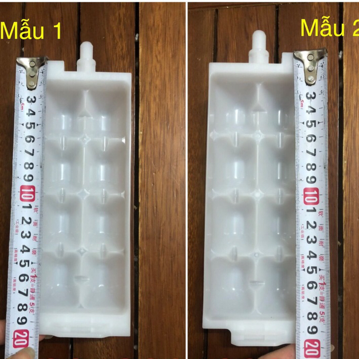Khay làm đá xoay tủ lạnh HI 8 viên mẫu 1 tai bên trái lắp chung 10 viên