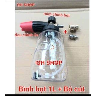 Bình bọt 1L - Bình phun bọt 1L có  chỉnh tia