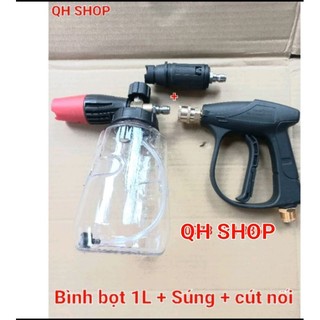 Bình bọt 1L - Bình phun bọt 1L có  chỉnh tia