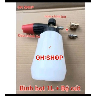 Bình bọt 1L - Bình phun bọt 1L có  chỉnh tia