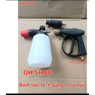Bình bọt 1L - Bình phun bọt 1L có  chỉnh tia