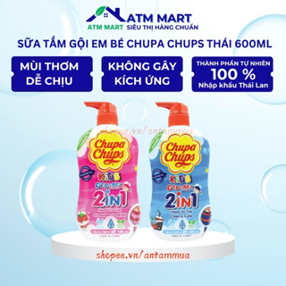 [Hoả Tốc - Free Ship]Sữa Tắm Gội Toàn Thân Cho Bé Chupa Chups Thái Lan 600ml/250ml - ATM MART