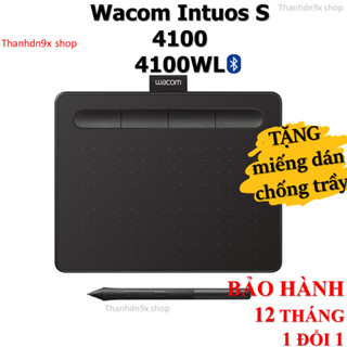 Bảng Vẽ Điện Tử Wacom Intuos S CTL 4100 4100WL - Chính hãng