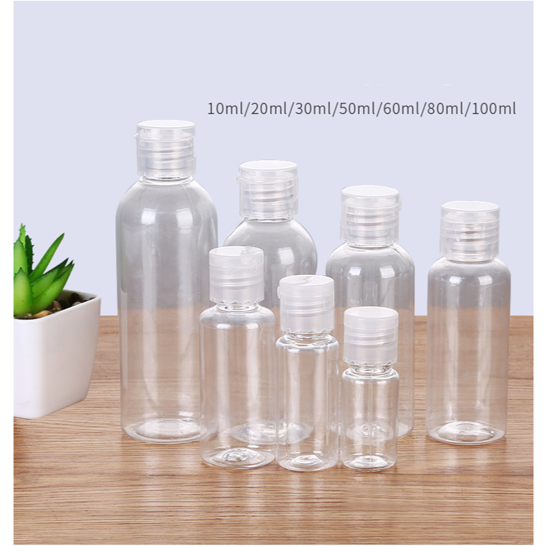 Chai nhựa NẮP BẬT 5ml 10ml 15ml 20ml 25ml 30ml 50ml 80ml 100ml 200ml - Chai pet chiết mỹ phẩm, đựng gel rửa tay, dầu gội