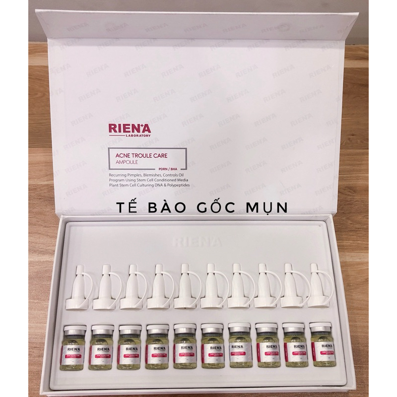 Tế bào gốc giảm mụn RIEN'A( Hộp 10 lọ x 6ml)