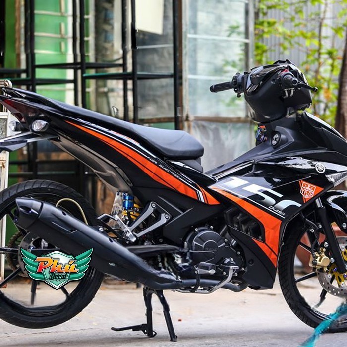 Tem rời EX 150 Y15 đen cam
