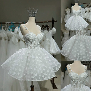 Đầm dự tiệc ngắn mini đính hoa nổi cao cấp siêu xinh - size S/M/L