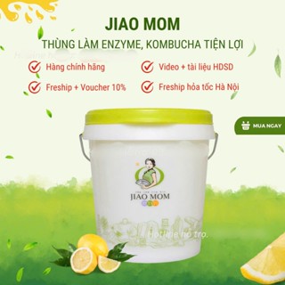 Thùng làm enzyme hoa quả tự nhiên Jiao Mom 10 lít, Thùng ủ enzyme hàng chuẩn nội địa trung