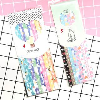 Giấy gấp sao hoạ tiết (5 mẫu )
