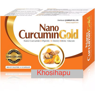 Viên uống Nghệ Nano Curcumin Gold hỗ trợ dạ dày, tá tràng khoẻ mạnh làm đẹp da sáng da giảm nám chống oxy hoá làn da