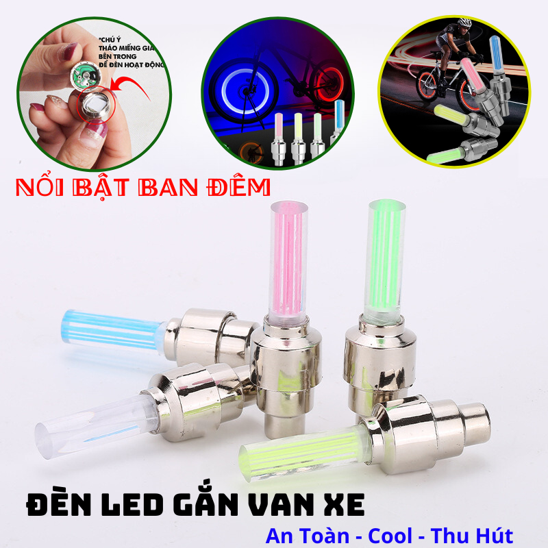 Đèn LED Neon Gắn Bánh Xe Đạp Xe Máy, Đèn Van Xe Trang Trí Xe Đạp - BK07