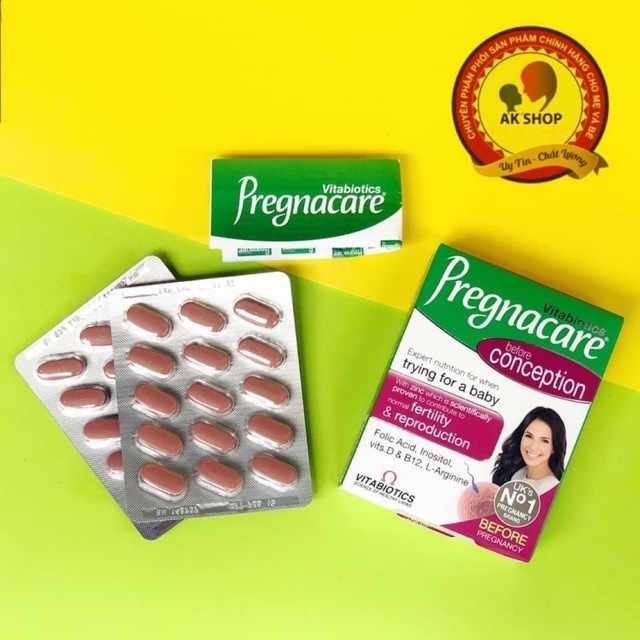 Tăng thụ thai cho nữ Pregnacare before conception