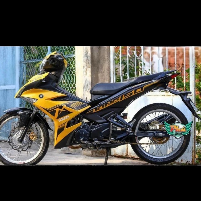 Tem rời EX 150 MX king vàng đen 2 -1