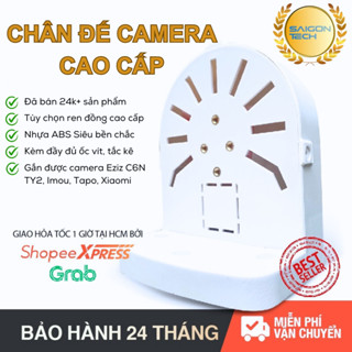 Chân Đế Camera Wifi Ezviz C6N, Imou A22EP, Tapo Đầy Đủ Ốc Vít Đa Năng Gắn Tường, Trần Nhà - Nhựa CLC