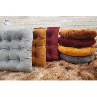 Đệm ngồi bệt vuông, nệm ngồi ghế Vải nhung cao cấp