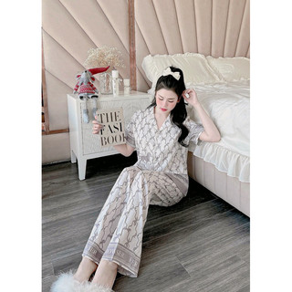 Đồ Bộ Lụa Siêu Sang  Hình Ngựa 5D Màu Chuẩn Xịn Ảnh Thật