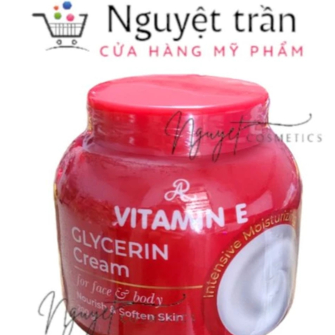 Kem dưỡng ẩm vitamin e đỏ aron glycerin 200g thái lan