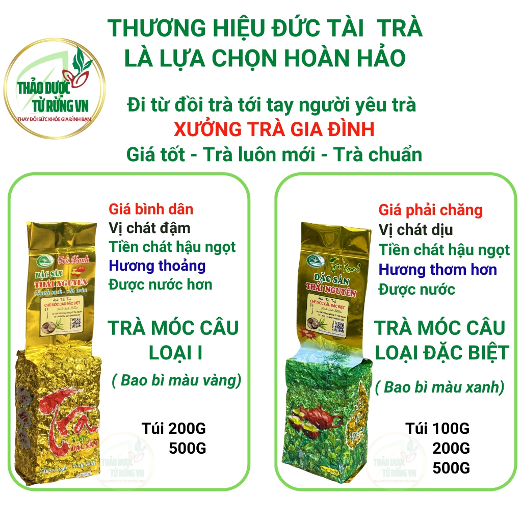 Trà Xanh Thái Nguyên Đệ Nhất Danh Trà 500G Xanh Sạch An Toàn 100% Gốc Chè Thái Nguyên Thảo Dược Từ Rừng VN | BigBuy360 - bigbuy360.vn
