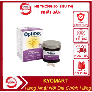  Men vi sinh Optibac tím  Optibac For Women   hàng nội địa UK 