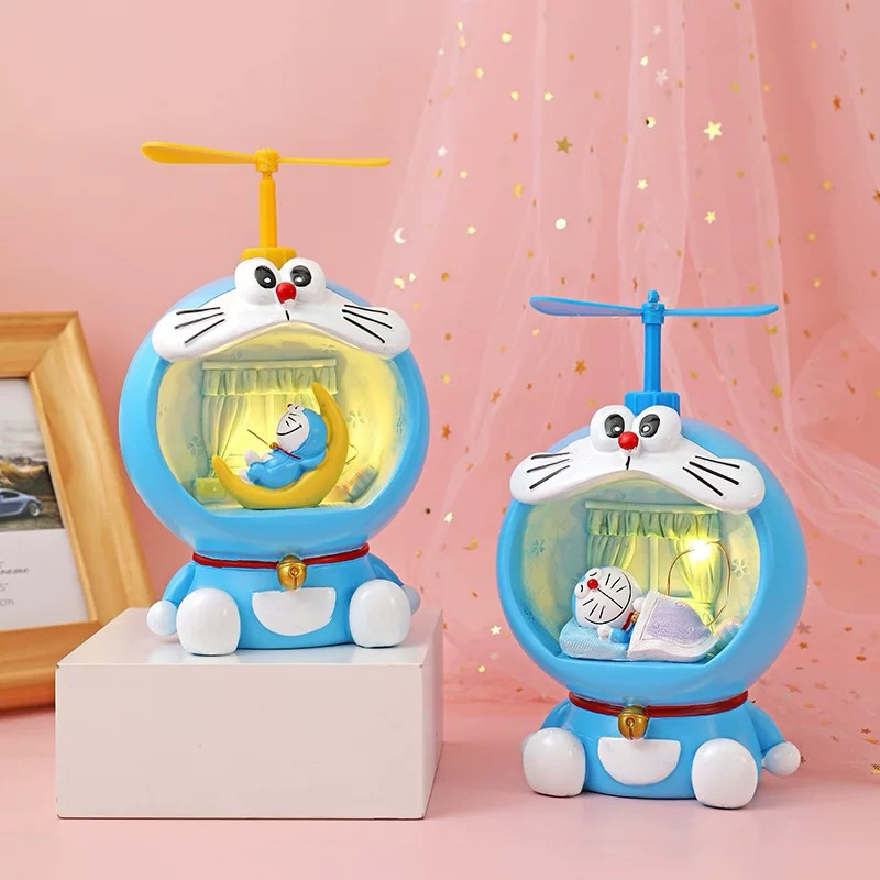 🌸𝐓𝐀̣̆𝐍𝐆 𝐐𝐔𝐀̀🌸 Đèn ngủ 3D Doremon Doraemon