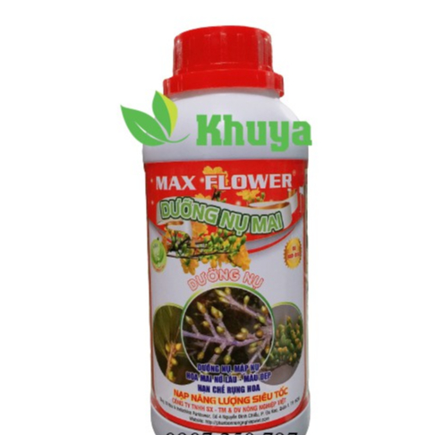 Phân bón Max Flower Dưỡng Nụ Mai 500ml