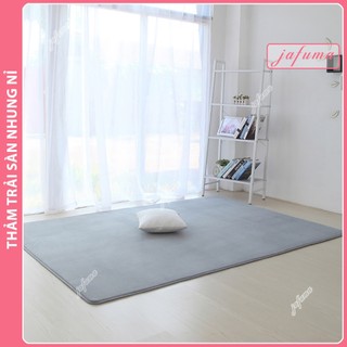  Thảm trải sàn trải sàn phòng ngủ phòng khách NHUNG NỈ an toàn cho bé 1m6 x2m và 1m6 x1m  20 MÀU  